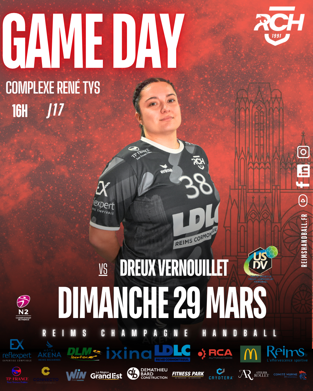 🔥 Game Day au Complexe René Tys : le RCH compte sur vous ! 🔥