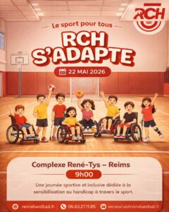 APPEL AUX BÉNÉVOLES : REJOIGNEZ L’AVENTURE RCH S’ADAPTE 🤝🔴⚫️