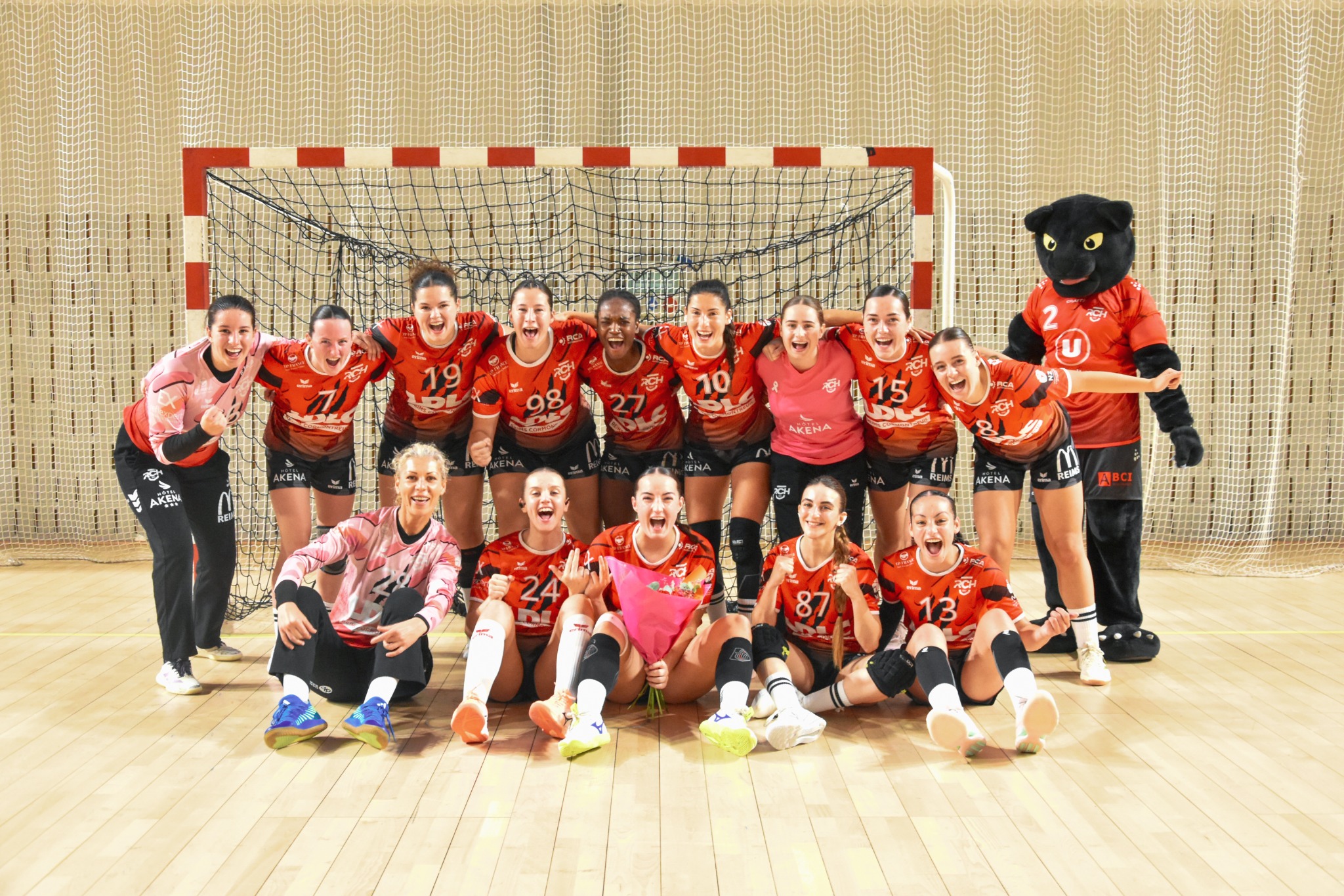 Les Panthères, équipe N2F du Reims Champagne Handball